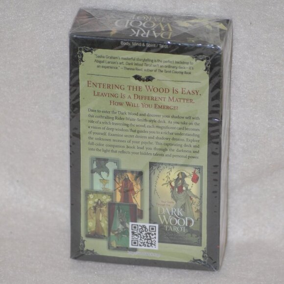 NWT Dark Wood Tarot by Sasha Graham Rider Waite Smith Style Tarot Cards Deck - Picture 2 of 4